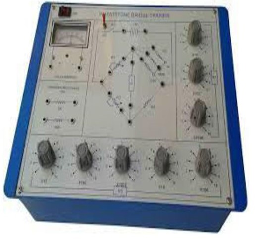 Wheat Stone Bridge with galvanometer and battery