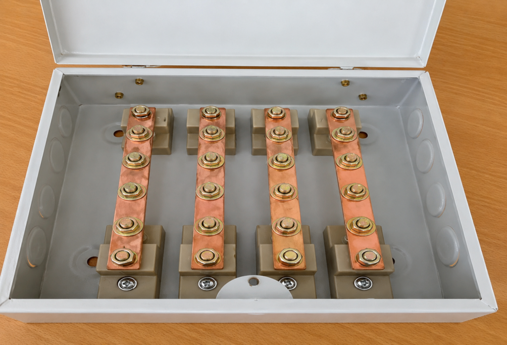 Bus bar with brackets