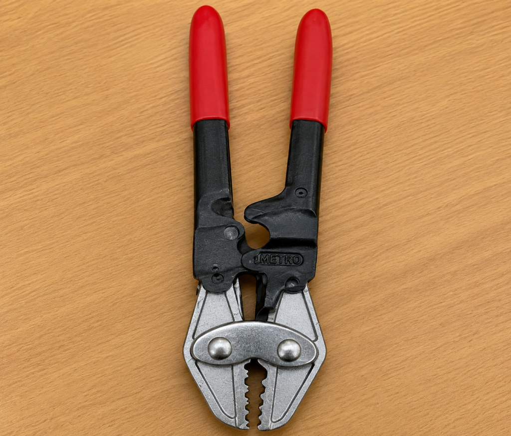 Crimping pliers for isolating terminals