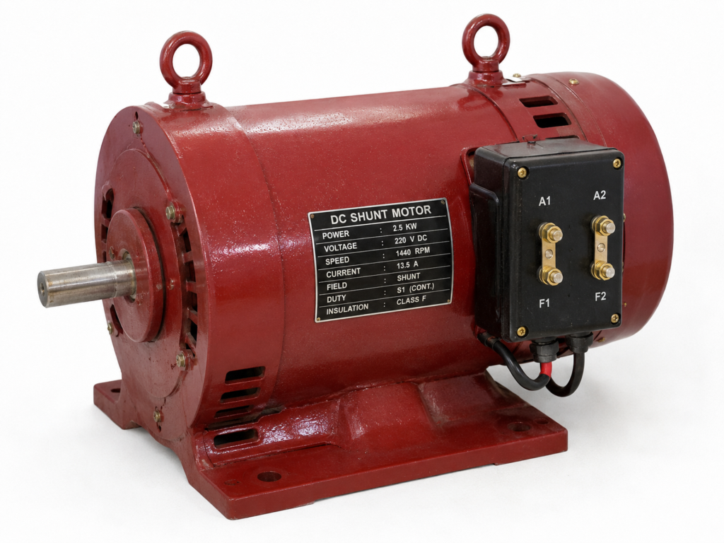 DC Shunt Motor 2.5 KW, 220 V
