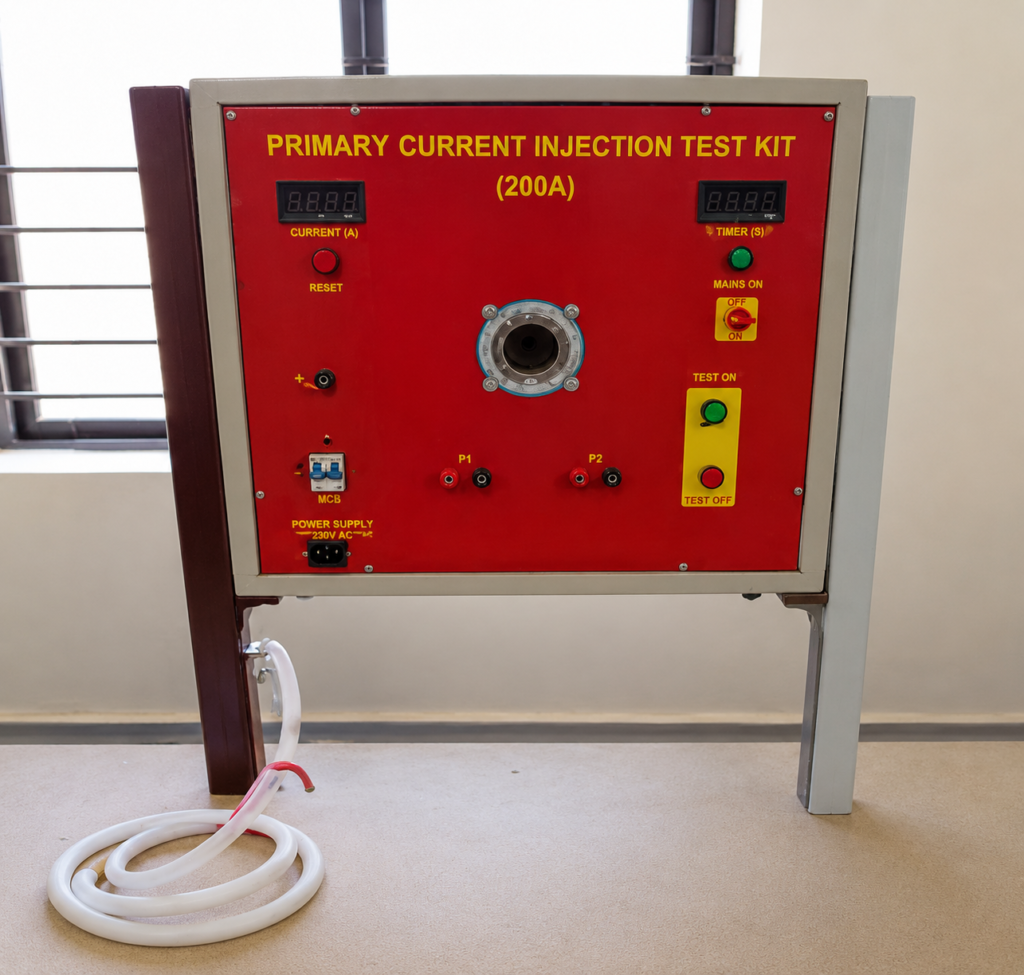 Primary current injection set 220V, 50 Hz, 1-Ф, output current -200 A(min) with timer